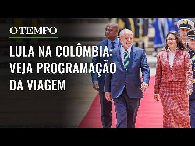 O presidente Luiz Inácio Lula da Silva foi recebido por seu homólogo colombiano, Gustavo Petro, nesta quarta-feira, em Bogotá. O mandatário brasileiro cumpre uma agenda cheia de compromissos na capital colombiana.