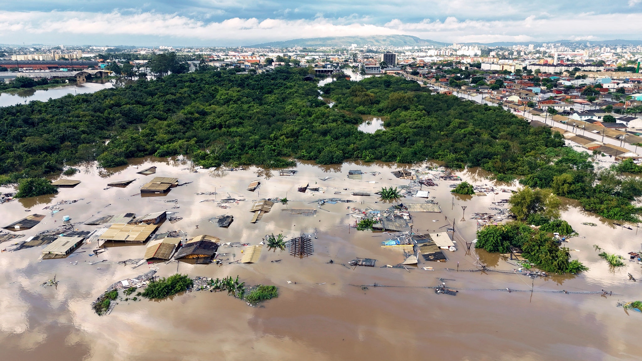Temporais estão devastando o Rio Grande do Sul 
