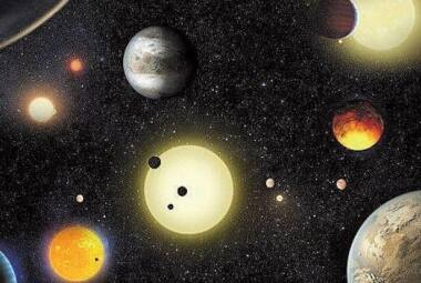 Reprodução artística da descoberta feita pelo telescópio Kepler da Nasa