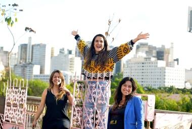 Priscila, Janaína e Juliana lançaram o Cura em julho deste ano com a ambição de criar o primeiro mirante de arte urbana do mundo