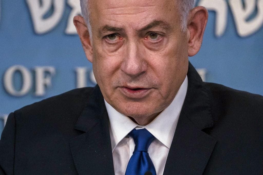 O primeiro-ministro de Israel Benjamin Netanyahu 