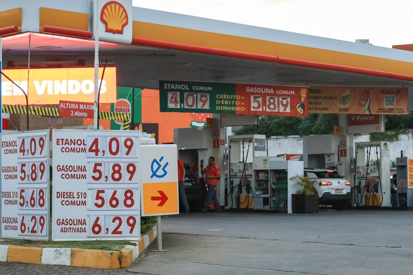 Posto na avenida Tereza Cristina tem etanol a R$ 4,09 e gasolina a R$ 5,89