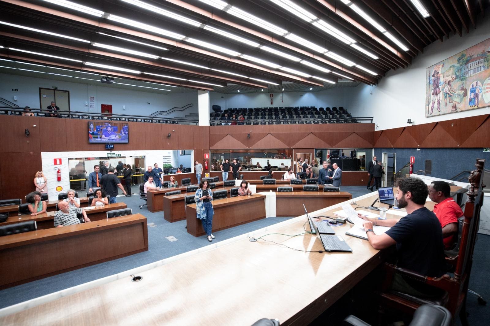Plenário da Câmara Municipal de BH; 1.560 concorreram nas últimas eleições municipais, em 2020