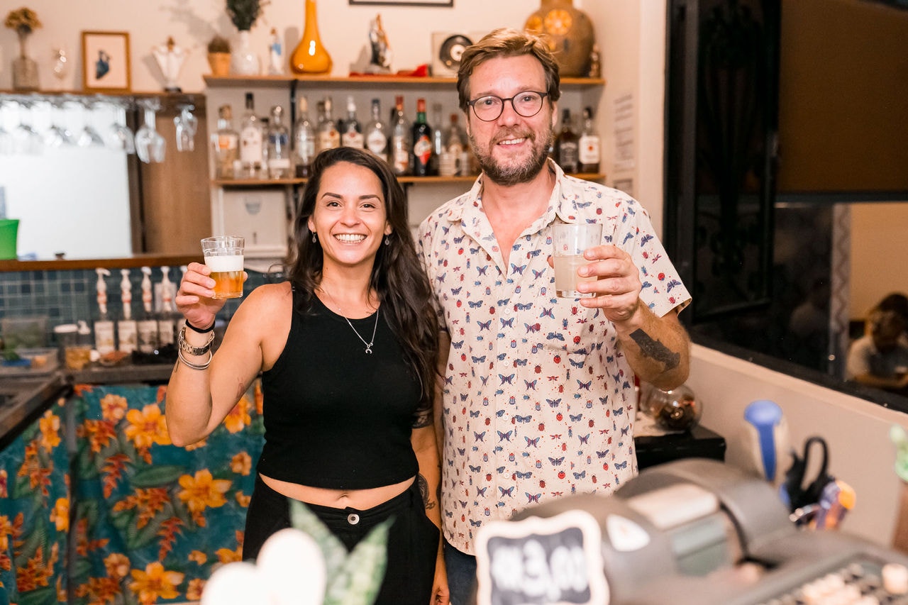 Lucas Brandão e Joana Castro