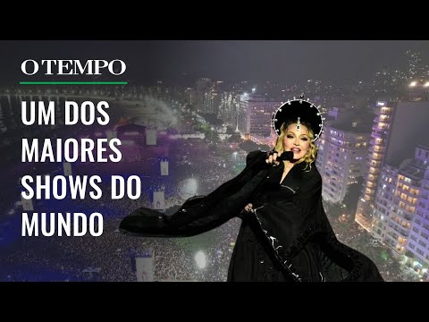Show de Madonna em Copacabana se torna um dos maiores do mundo