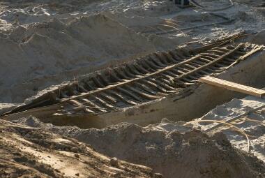 Arqueólogo diz que descoberta pode fornecer informações sobre os antigos métodos de construção naval