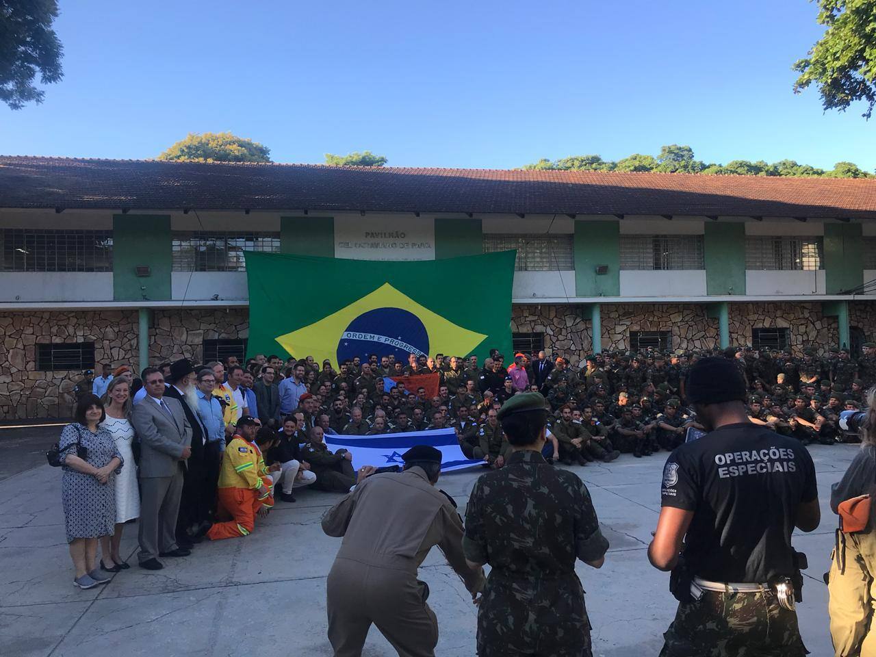 A comunidade judaica de Belo Horizonte fizeram agradecimentos aos militares israelenses