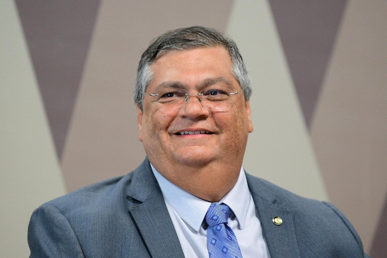 Flávio Dino na Comissão de Segurança Pública, durante  audiência pública  destinada a prestar informações sobre os planos e a agenda estratégica do Ministério da Justiça e Segurança Pública