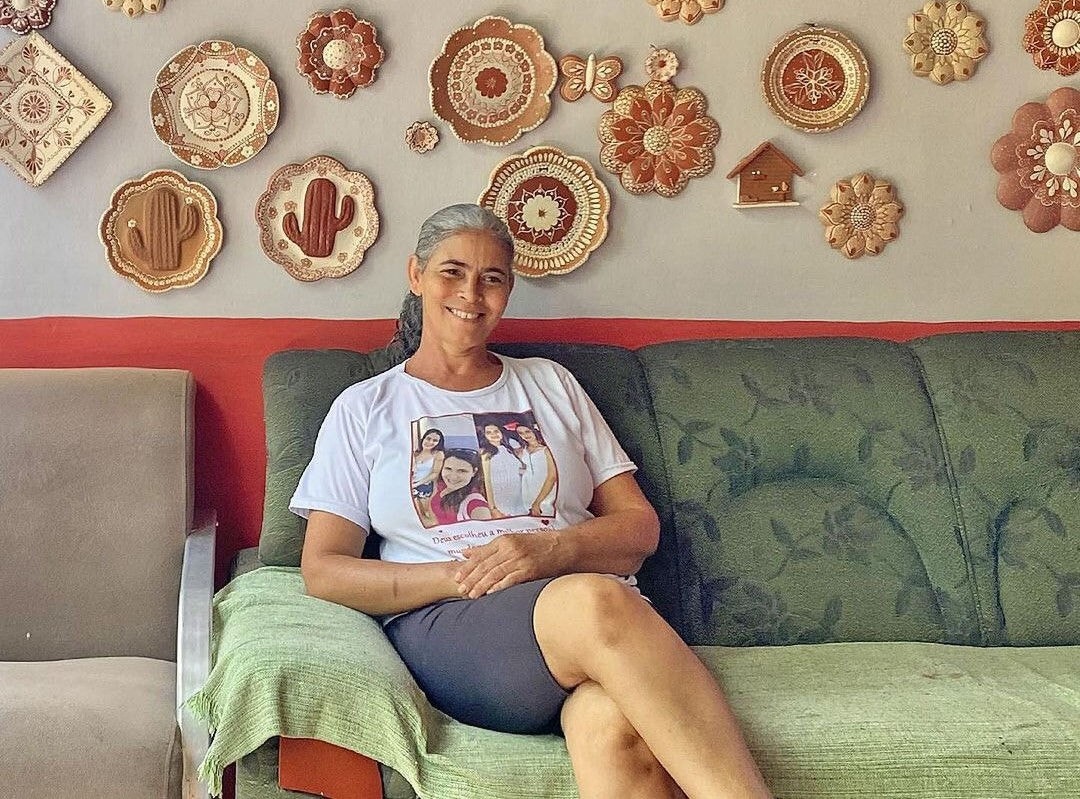 Artesã Anísia Lima, referência com sua arte, diz que há muita coisa boa na digitalização e divulgação via redes sociais, mas que, com isso, as cópias do seu trabalho aumentaram