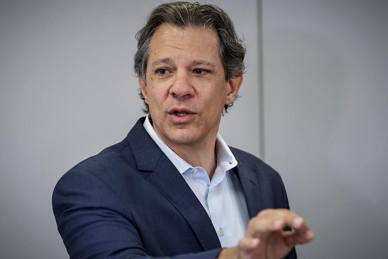 Na imagem, ministro da Fazenda brasileiro, Fernando Haddad