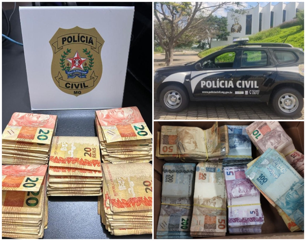 O suspeito foi preso no bairro Planalto, em Muriaé na Zona da Mata mineira