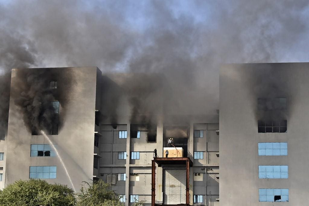 Incêndio na Índia
