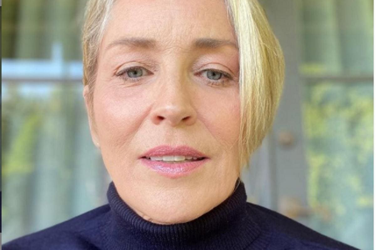 A atriz Sharon Stone