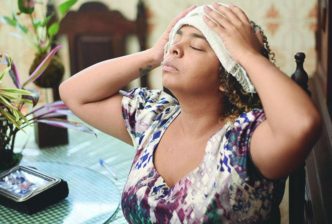 Agonia A relações públicas Joana Martins, 30, já sofreu com a alta temperatura