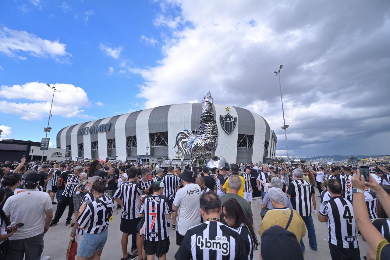 Torcida do Atlético na Arena MRV