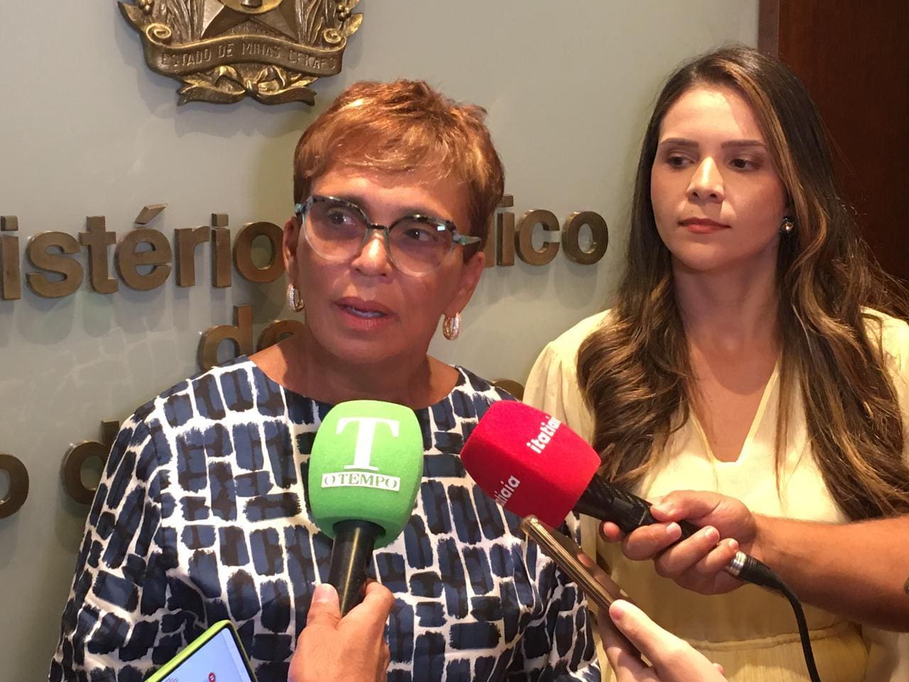 Prefeita de Contagem, Marília Campos, foi ao Ministério Público na tarde desta segunda (22)