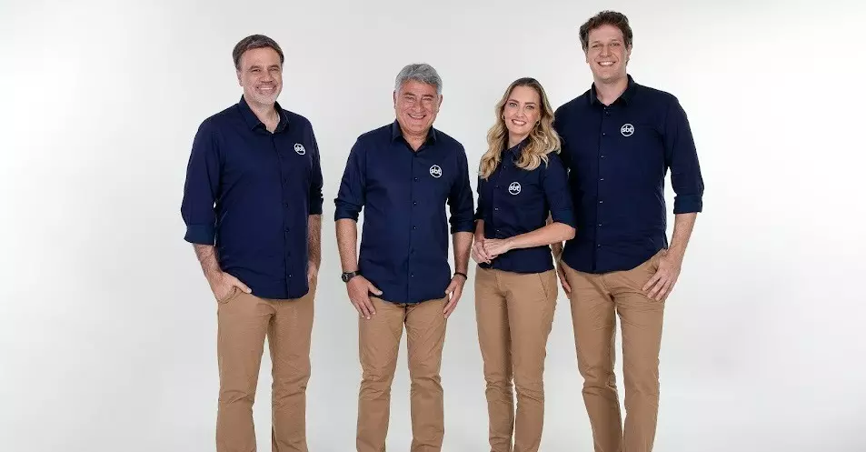 Cleber Machado, Mauro Beting, Nadine Basttos, João Venturi