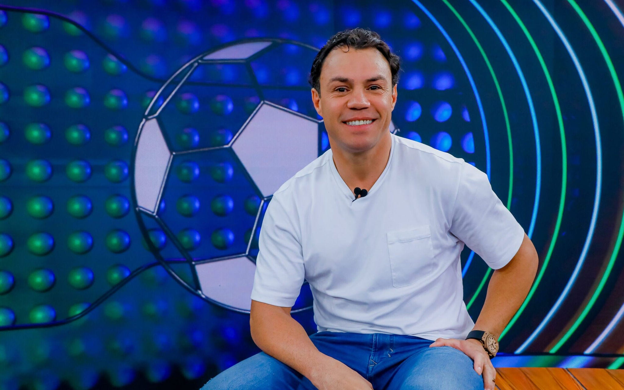 Kléber Gladiador é o novo comentarista do "Arena SBT" (Foto: Reprodução)