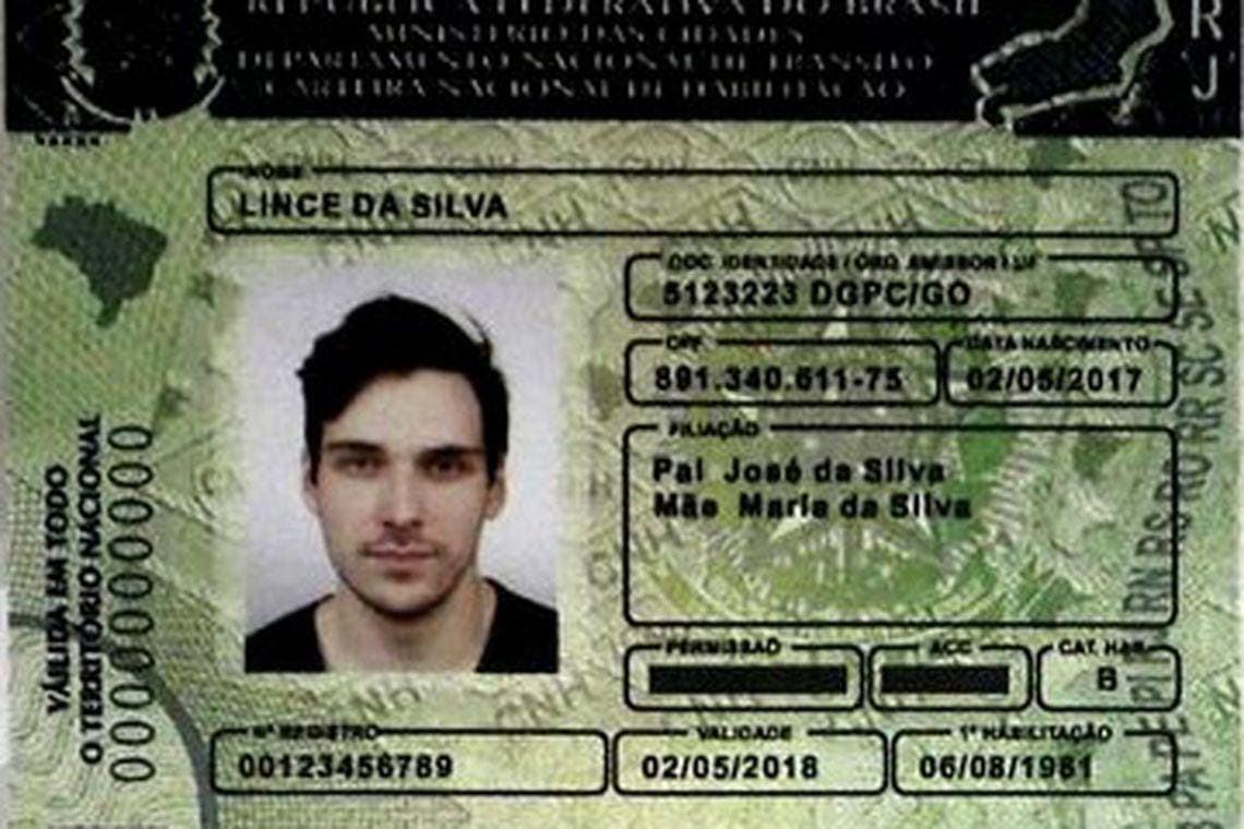 CNH carteira de motorista