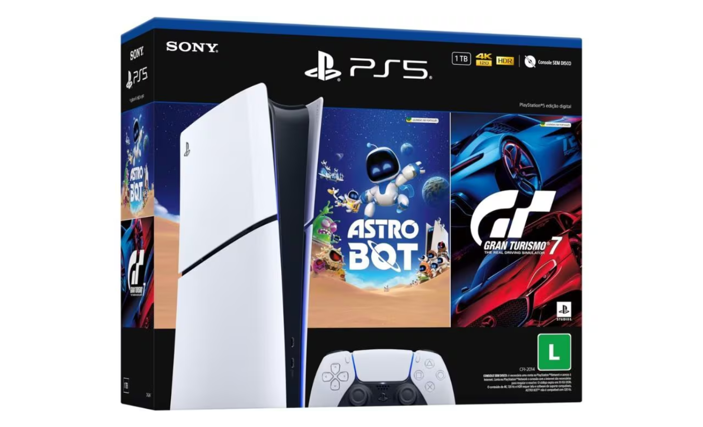 Brasil é o primeiro país da América Latina a receber o novo Bundle do PS5