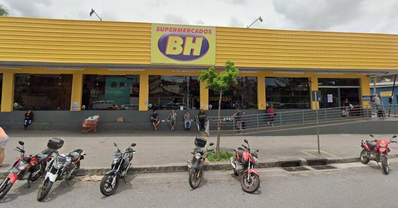 Unidade do Supermercados BH no Santa Efigênia