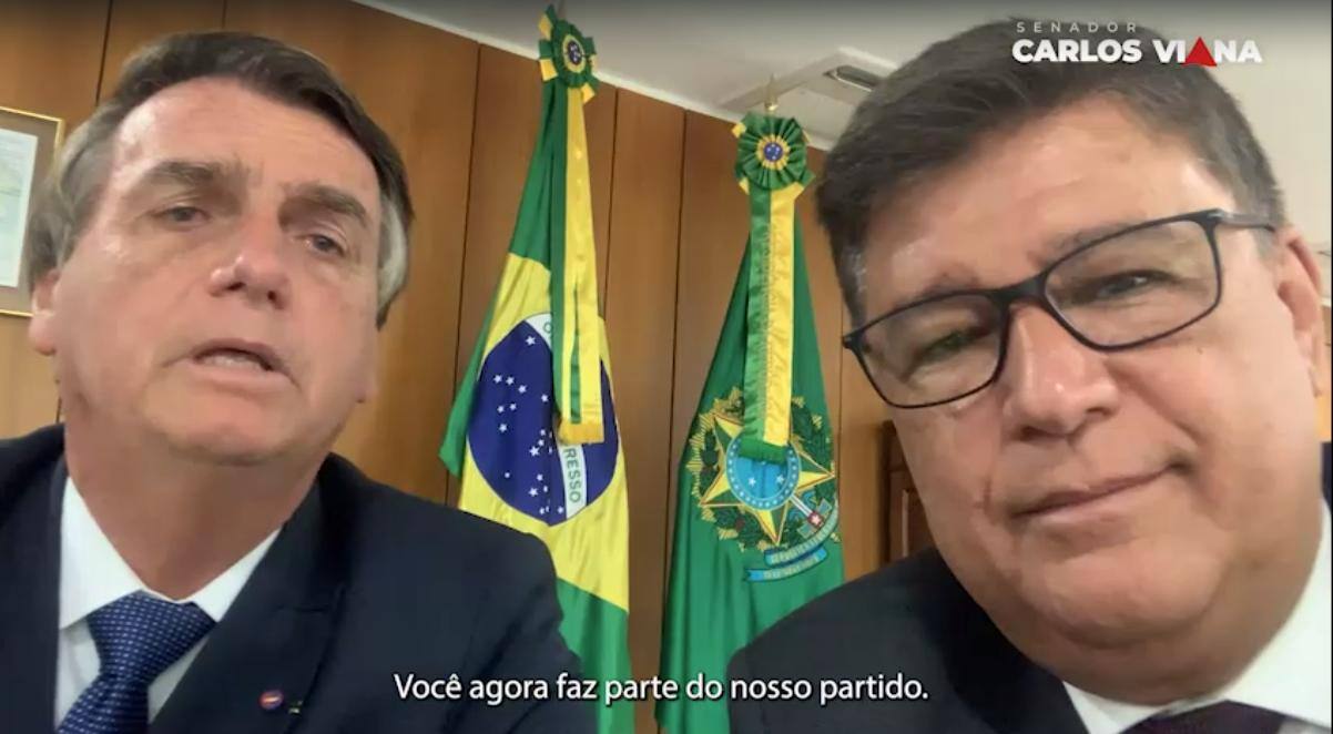 Viana e Bolsonaro