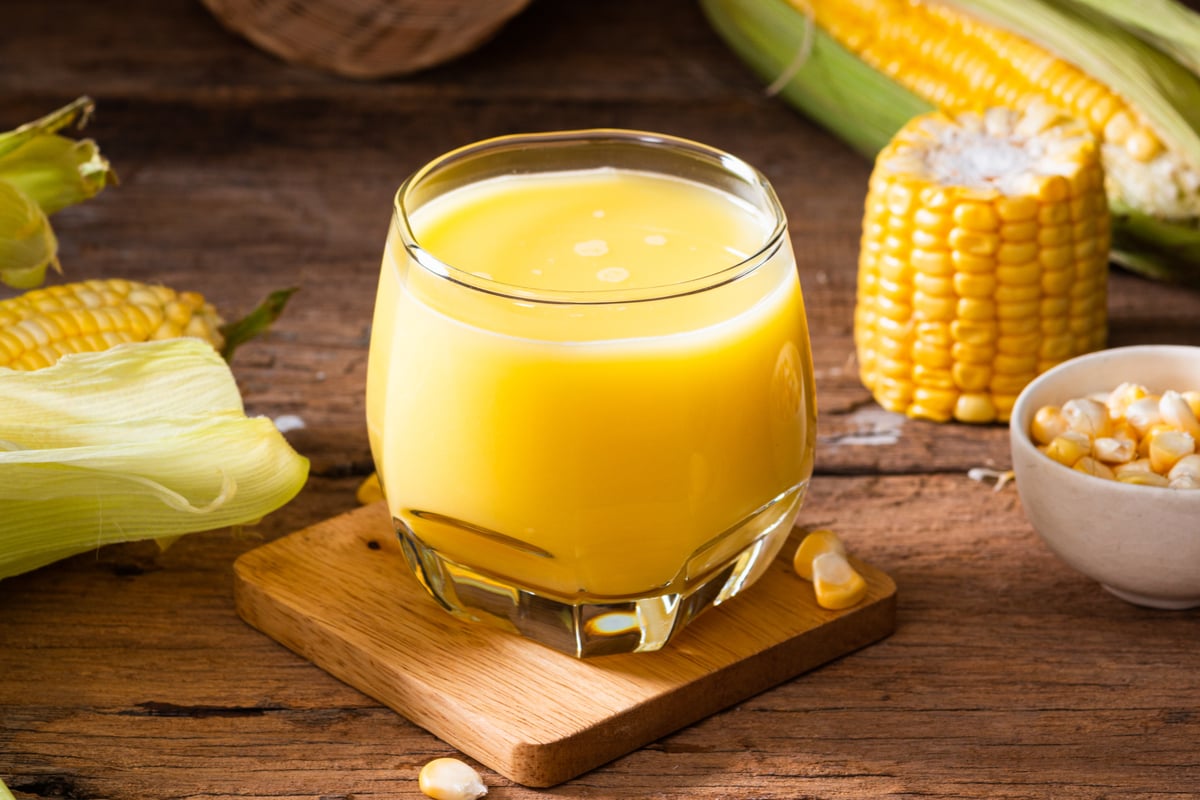 Suco de milho-verde