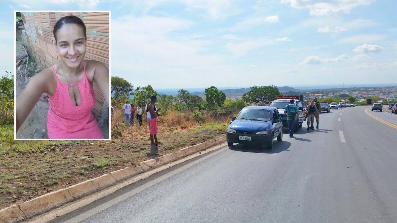 Mulher foi encontrada enforcada em terreno da BR-040