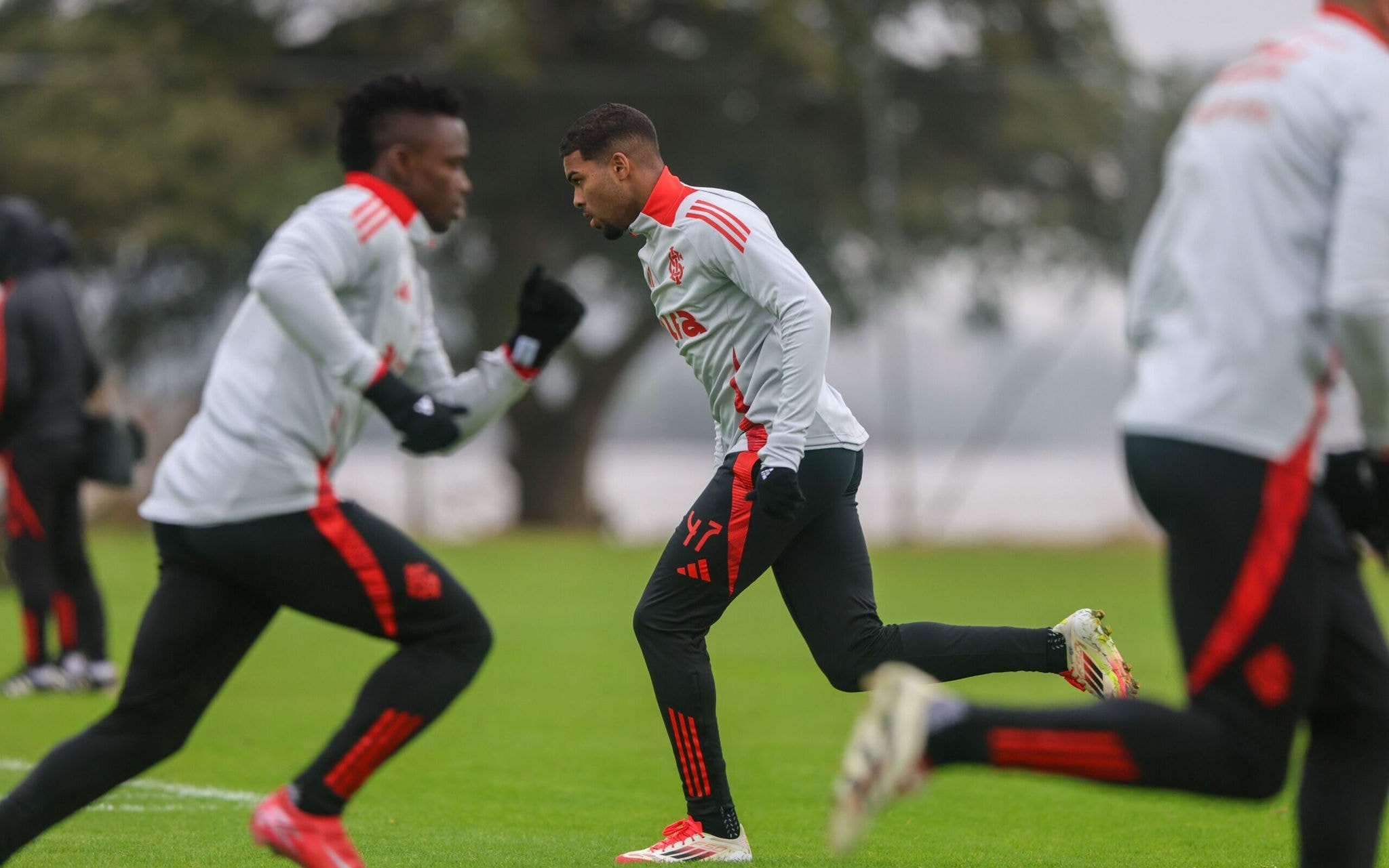 Treino do Internacional no CT Parque Gigante (Foto: Ricardo Duarte/SC Internacional)