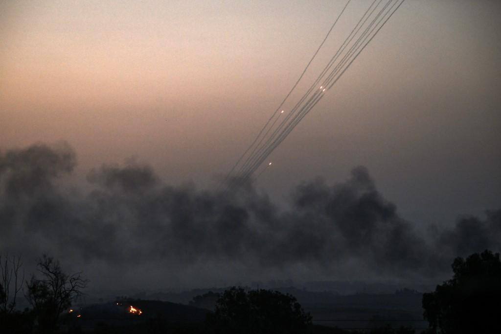 Foguetes disparados de Gaza