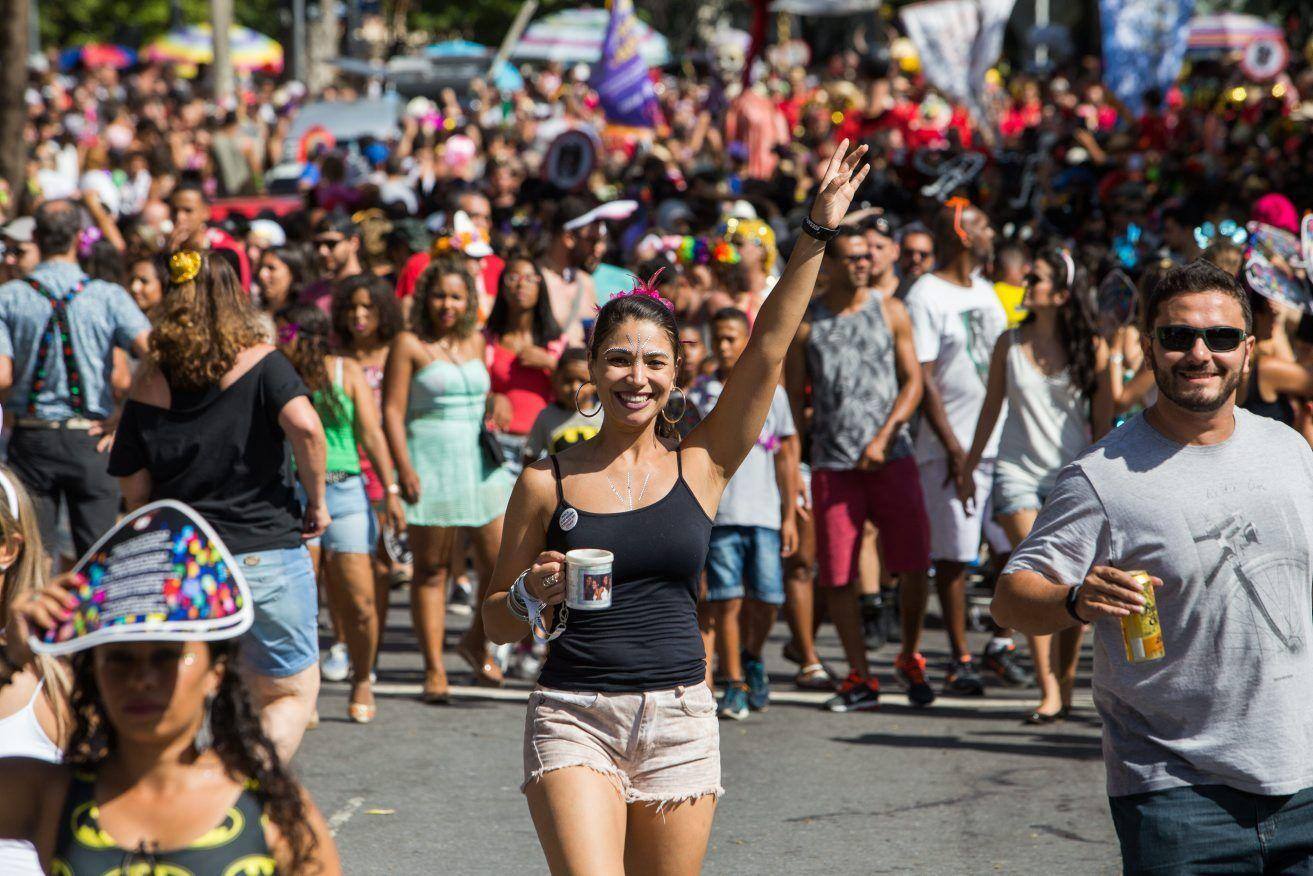 CIDADES - BELO HORIZONTE - MG  CARNAVAL 2018  BLOCO UNIDOS DO QUEIXINHO DESFILA NO CARNAVAL DE BH COM CONCENTRAÃ Ã O NA PRACA DA LIBERDADE   FOTO MOISES SILVA / O TEMPO 1122018