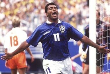Romário foi tetracampeão em 1994 e eleito craque da copa daquele ano