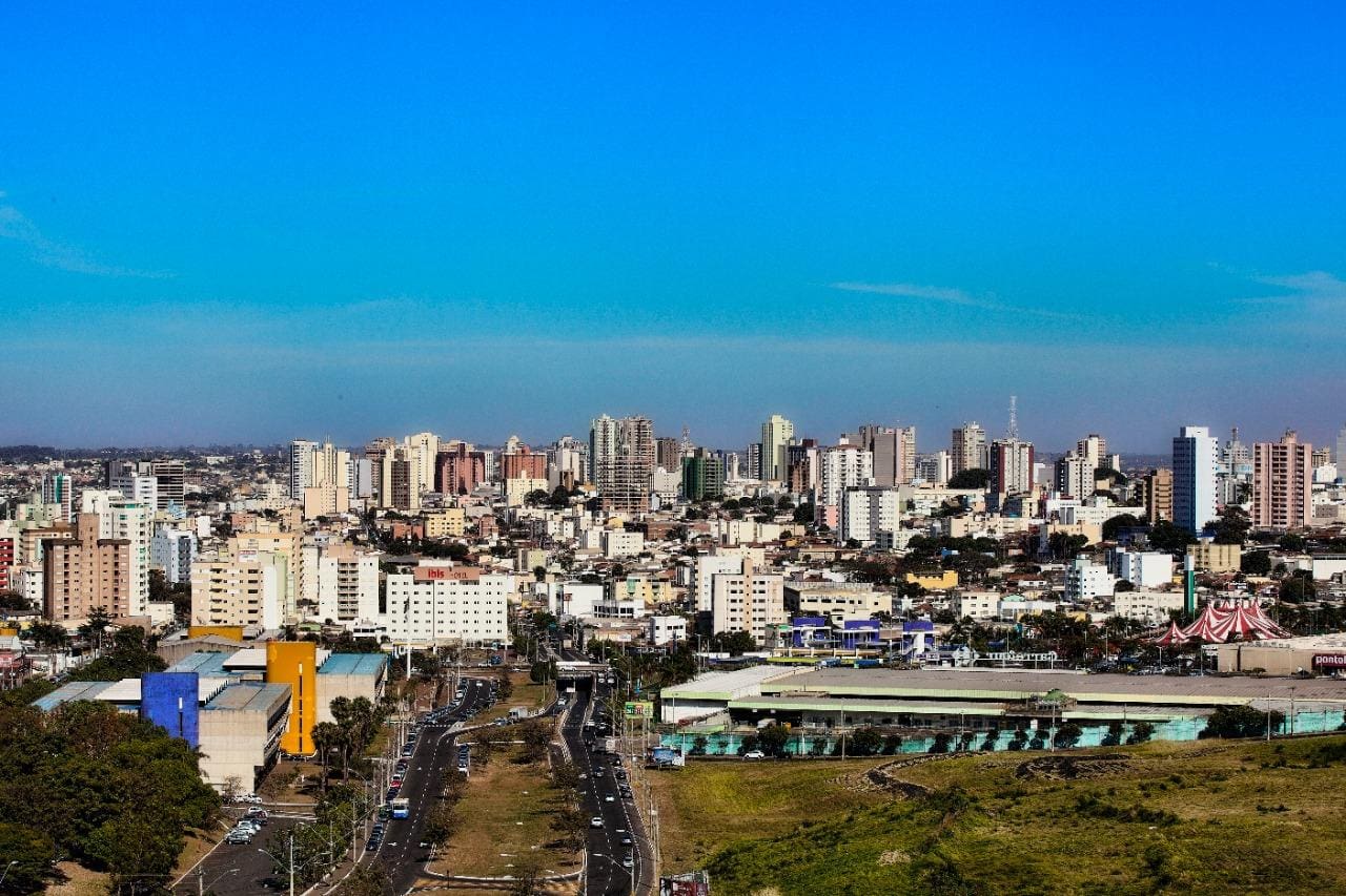 A cidade de Uberlândia, no Triângulo Mineiro