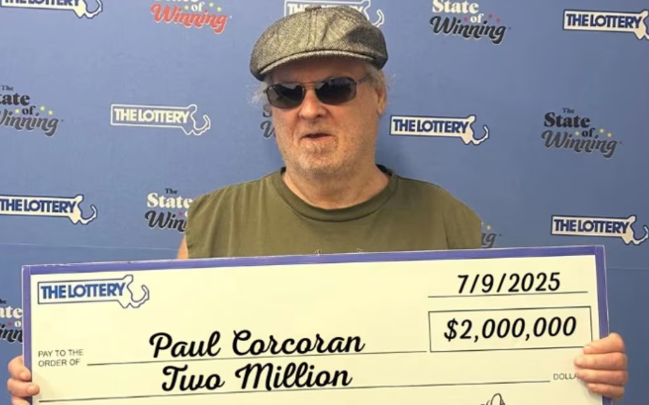 Paul Corcoran ganhou duas vezes no mesmo sorteio da loteria, nos EUA