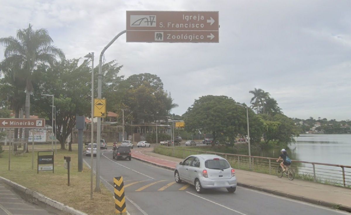 No começo, obra estará concentrada em praça que fica próxima à barragem da Pampulha