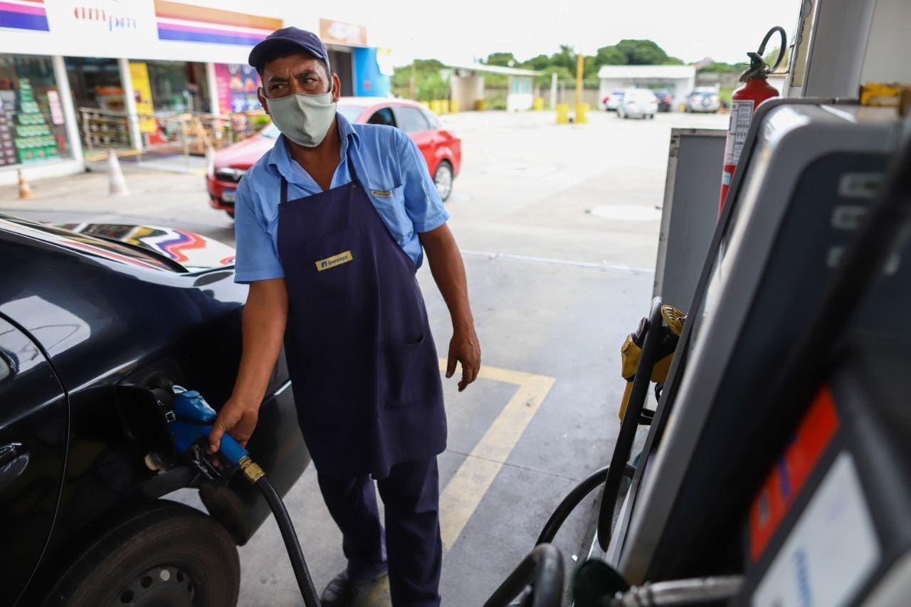 Movimento foi abaixo do normal nos postos de gasolina