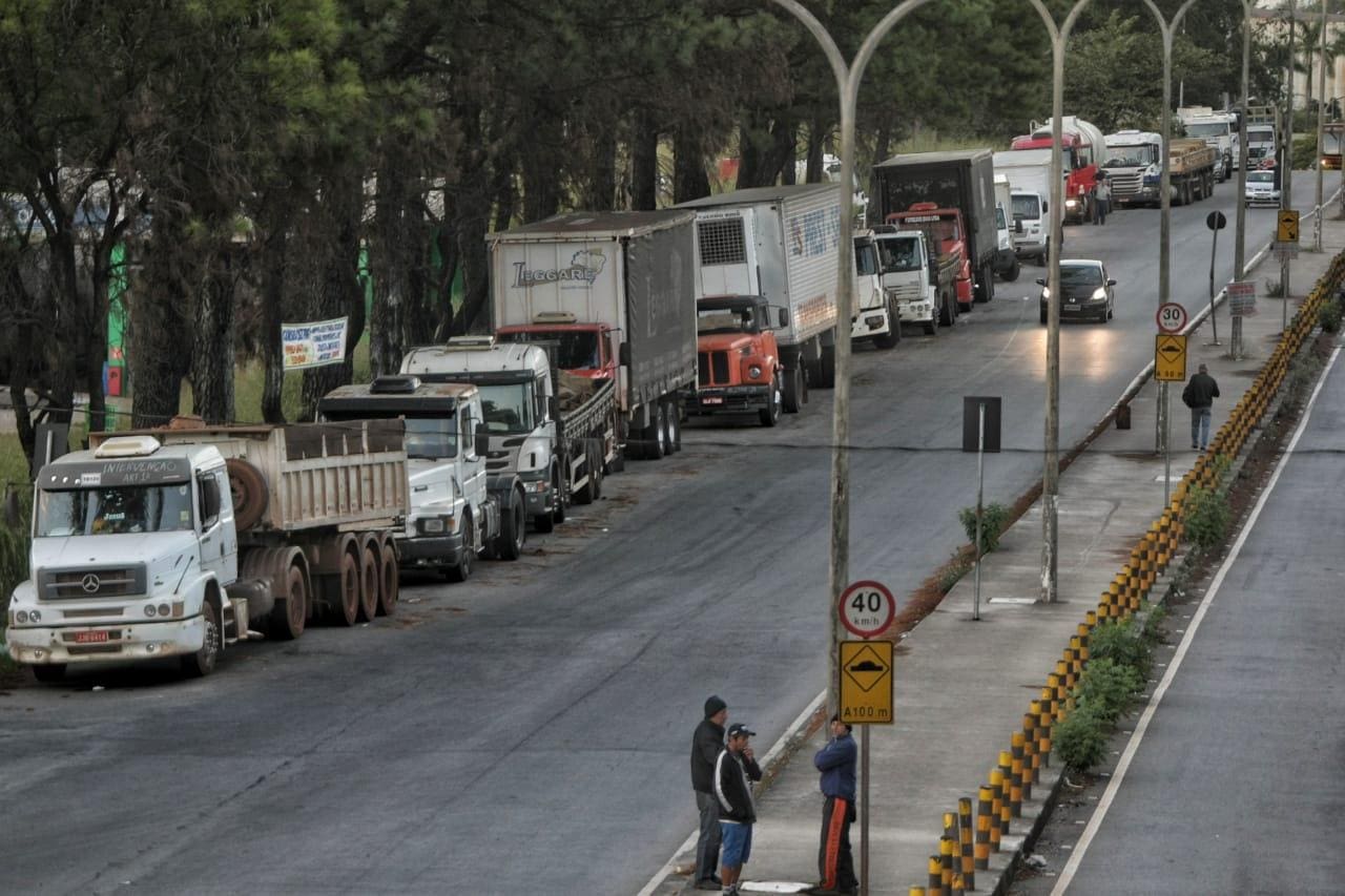 Greve dos caminhoneiros