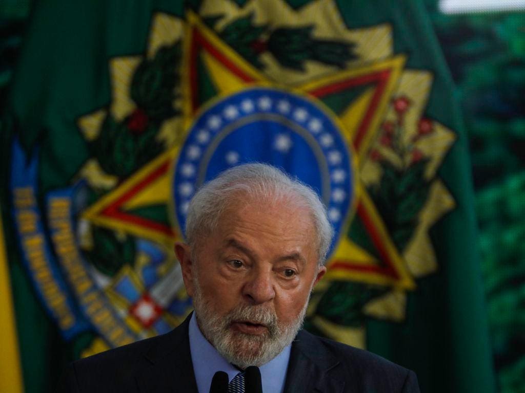 O presidente Luiz Inácio Lula da Silva em cerimônia do Dia da Amazônia