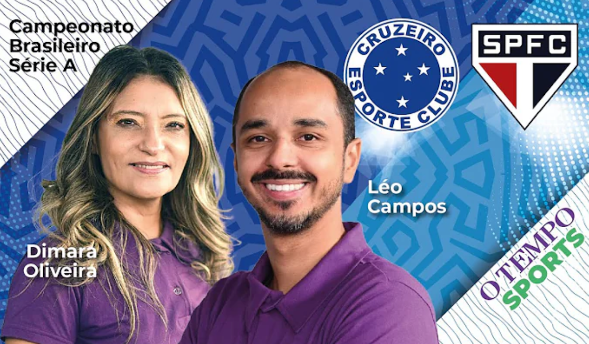 O TEMPO transmite jogo entre Cruzeiro e São Paulo pelo Campeonato Brasileiro 