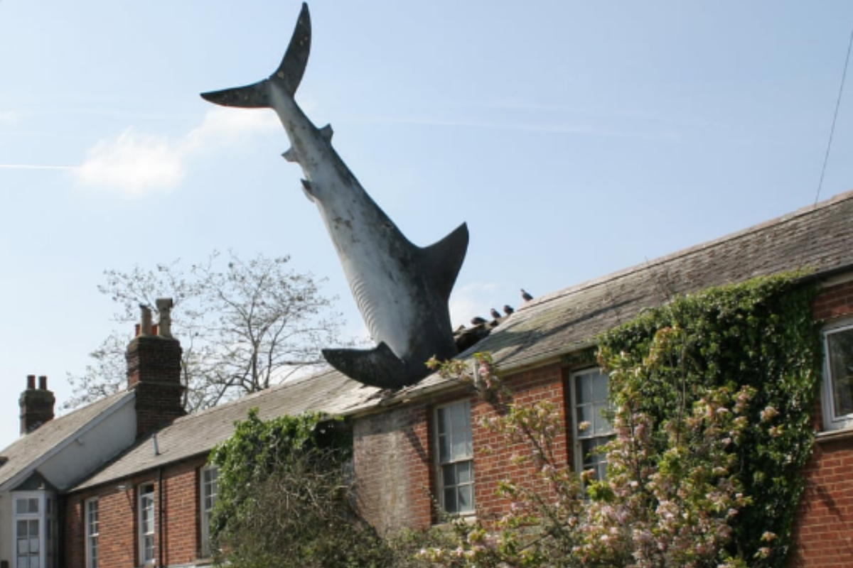 Conhecida como Shark House, imóvel está para ser alugado em Oxford, na Inglaterra