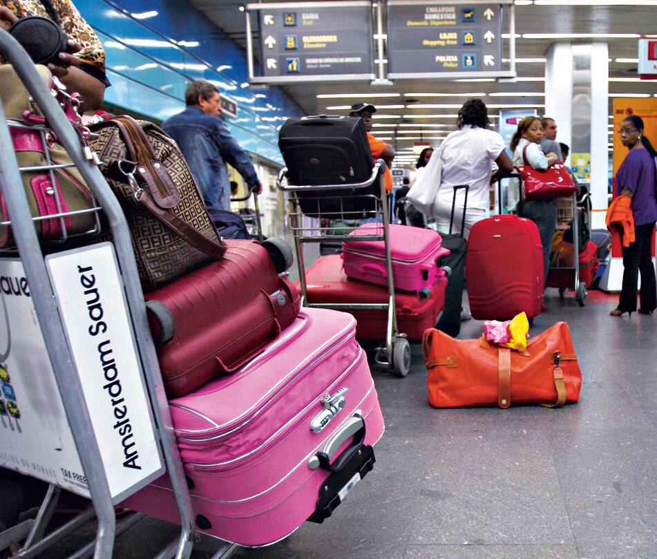 mala, bagagem, bagagem despachada, aeroporto