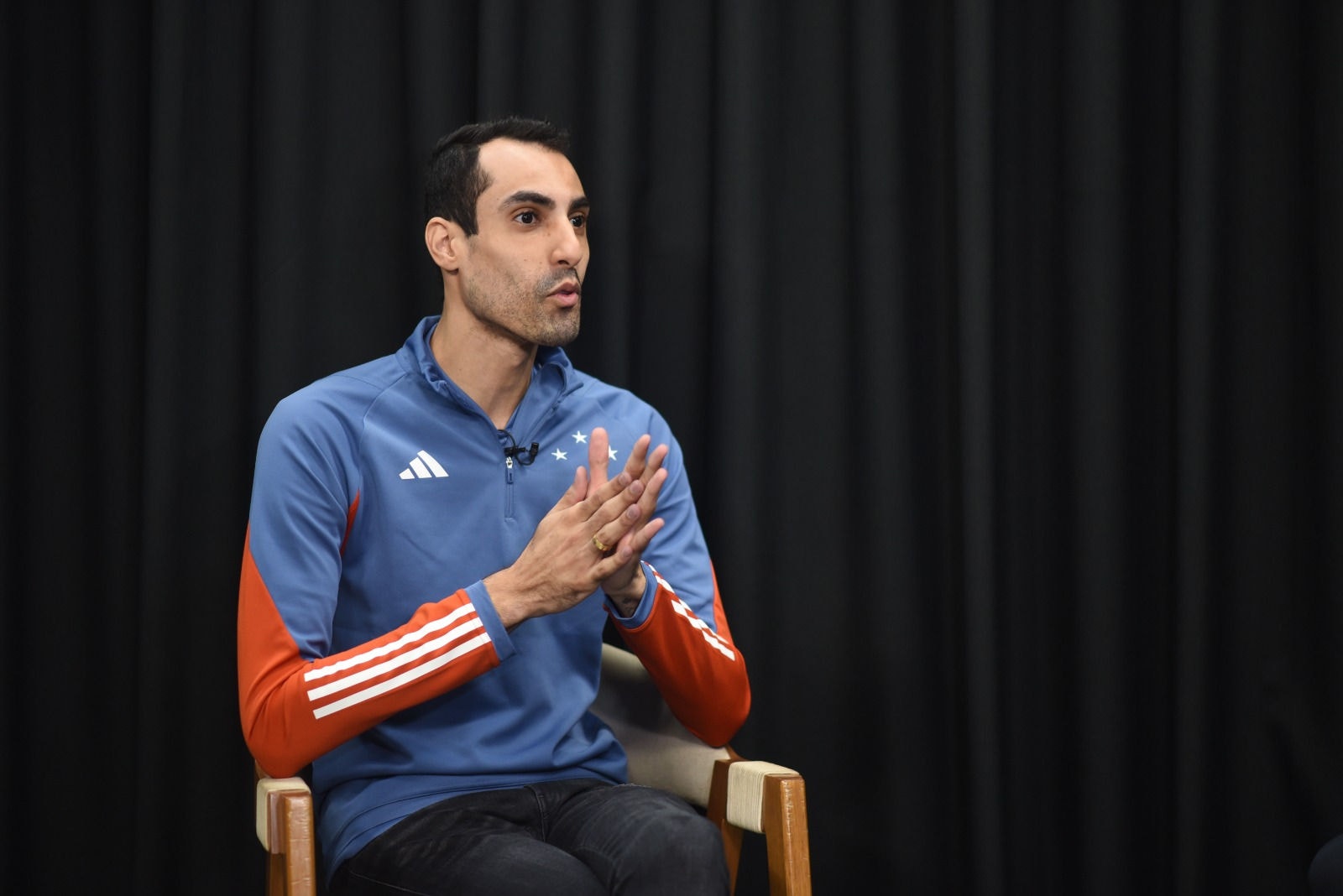 Douglas Souza, ponteiro do Sada Cruzeiro, em entrevista a O TEMPO Sports