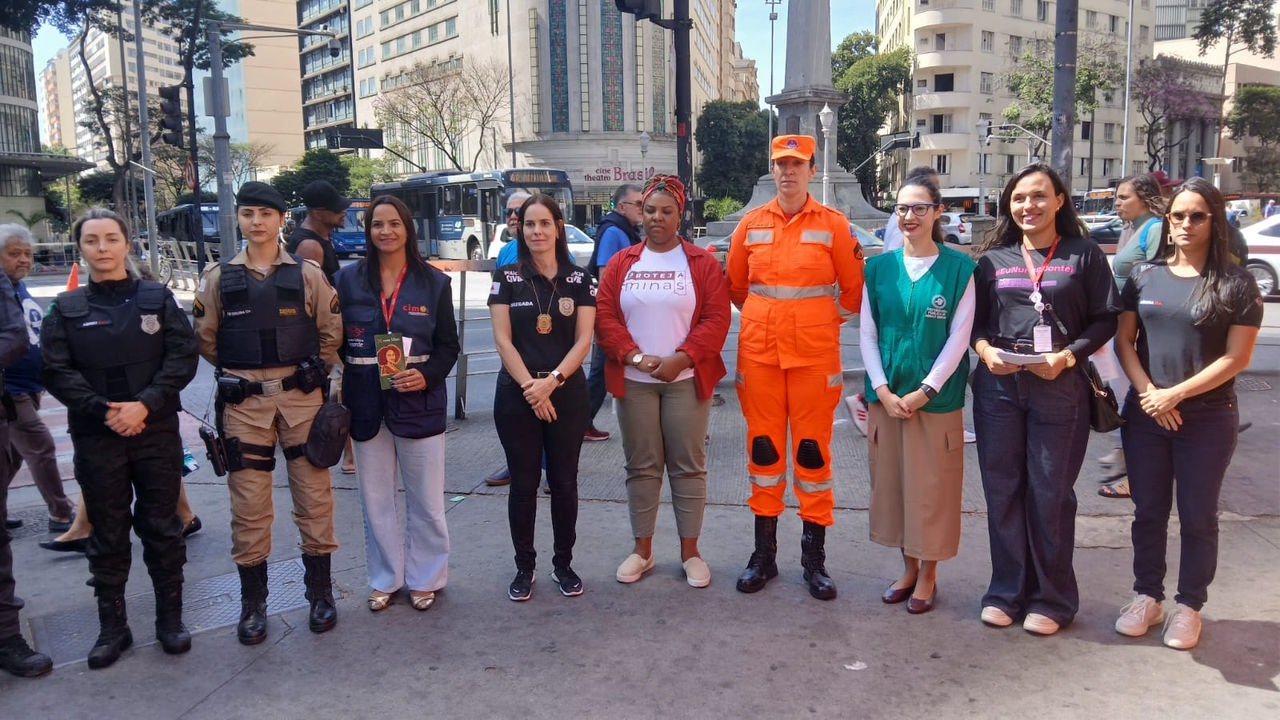 Operação Shamar: Forças Segurança de Minas Gerais orientam as mulheres sobre violência doméstica
