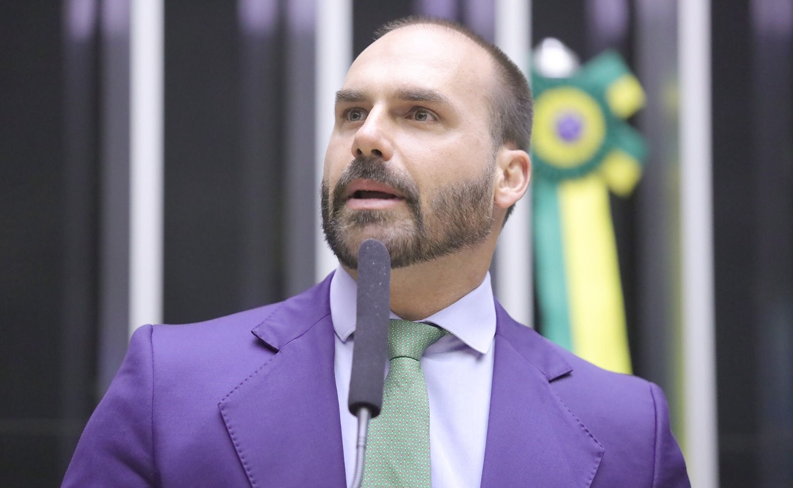 A licença de Eduardo Bolsonaro do cargo de deputado se encerra em 20 de julho