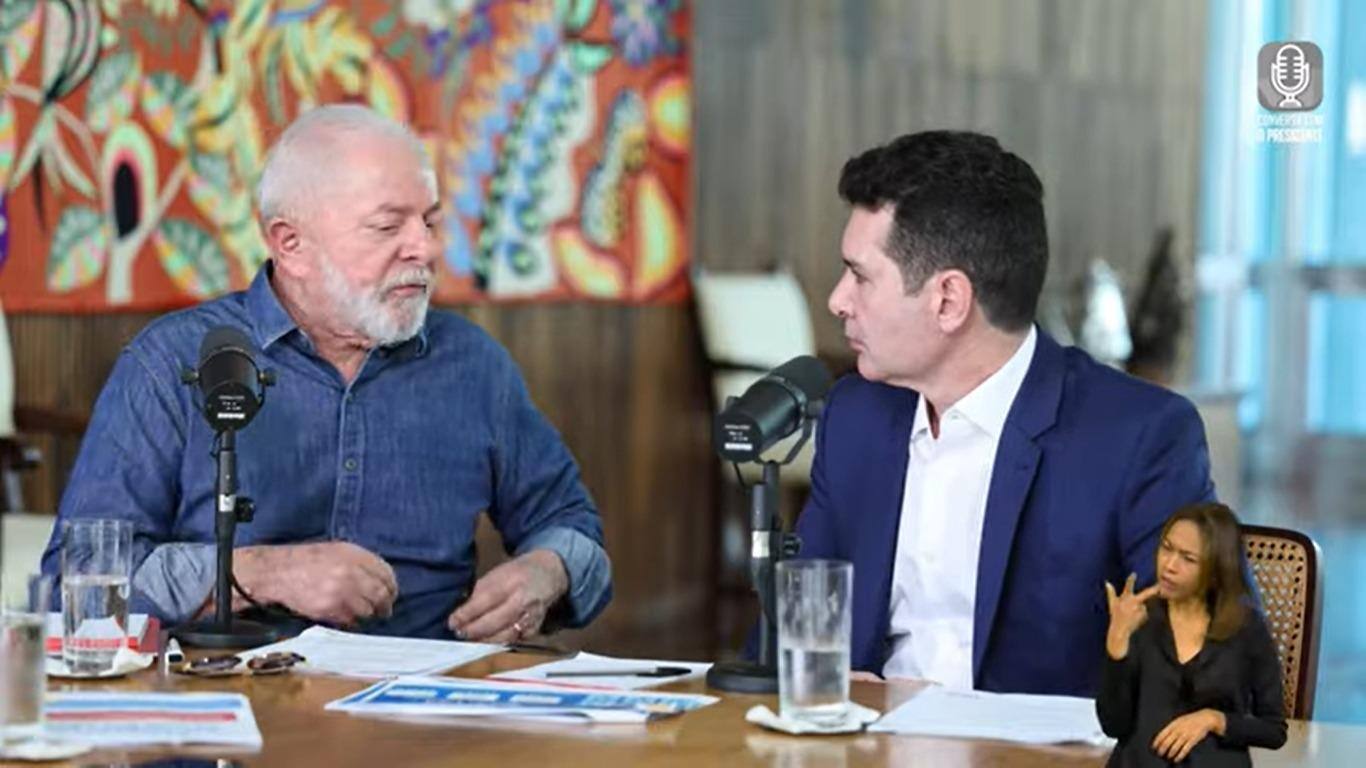 Presidente Lula e ministro das Cidades, Jader Filho, falam sobre o programa hatacional Minha Casa Minha Vida