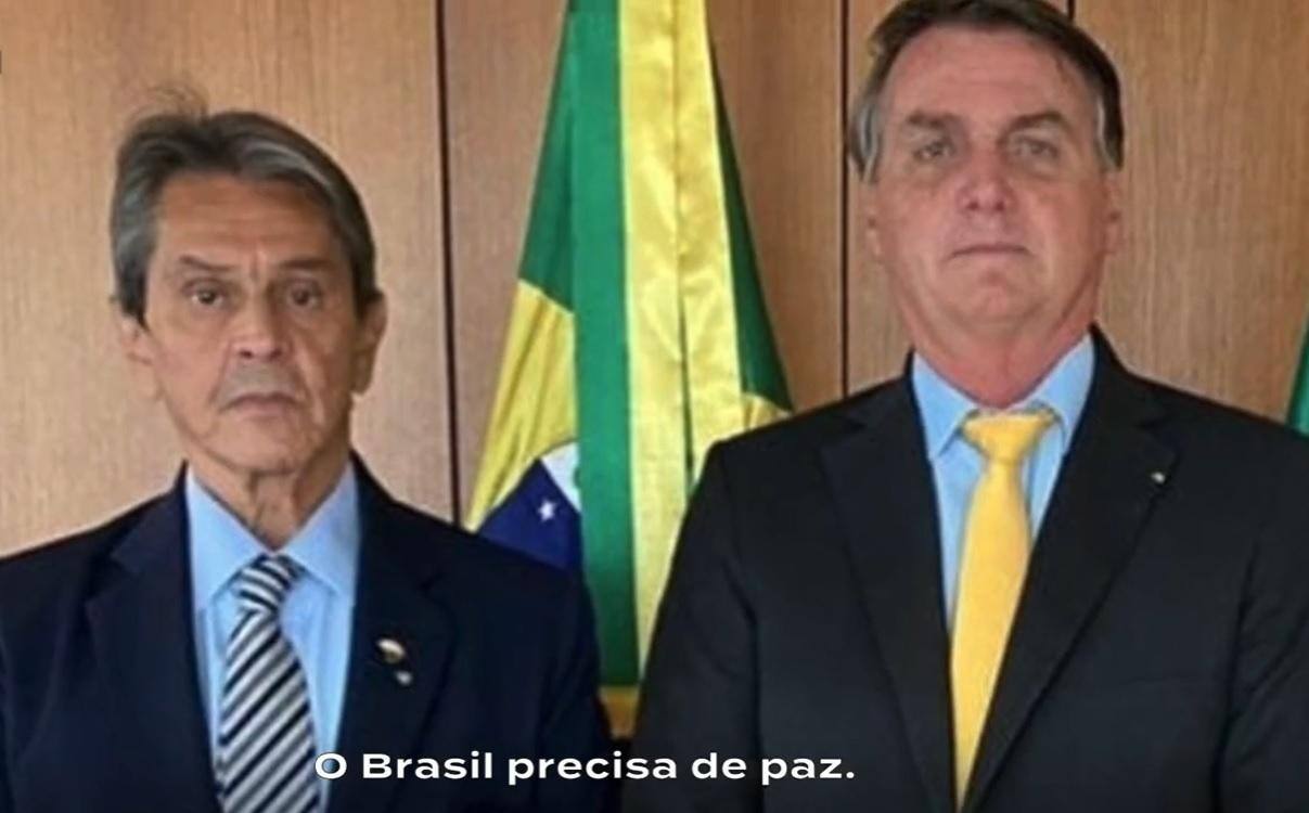 Roberto Jefferson e Jair Bolsonaro aparecem juntos em propaganda da campanha de Lula