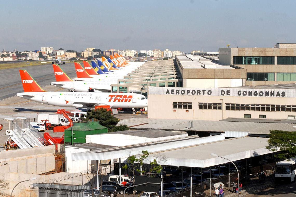 Incidente foi no aeroporto de Congonhas, em São Paulo