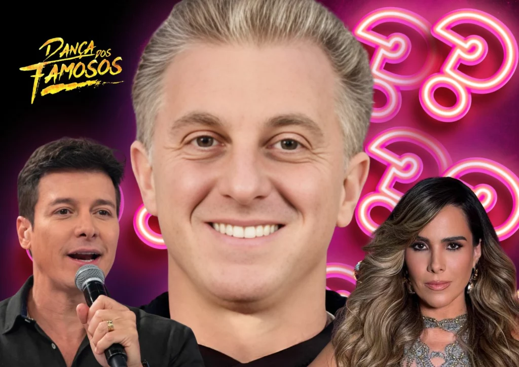 Luciano Huck, Faro e Wanessa na Globo  - Divulgação/TV Globo 