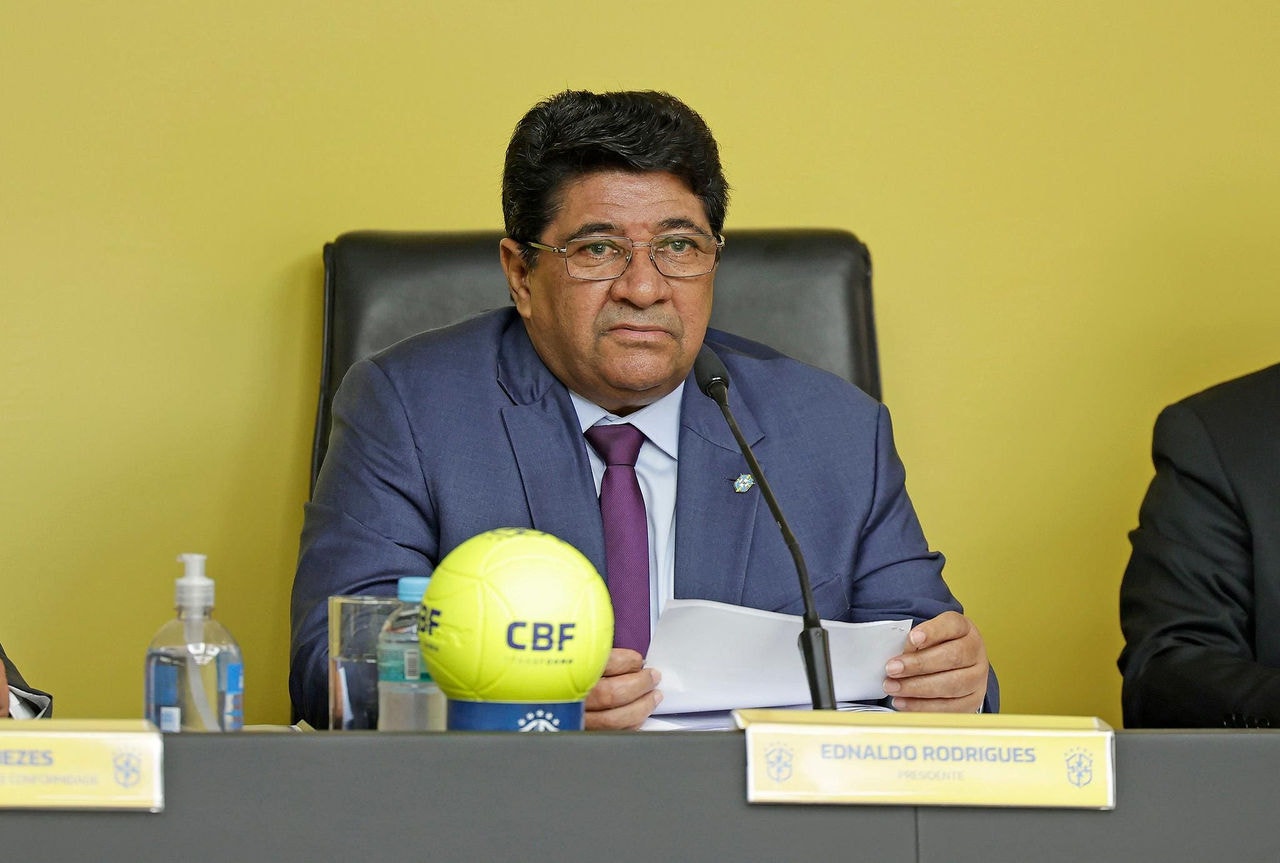 Presidente da CBF Ednaldo Rodrigues