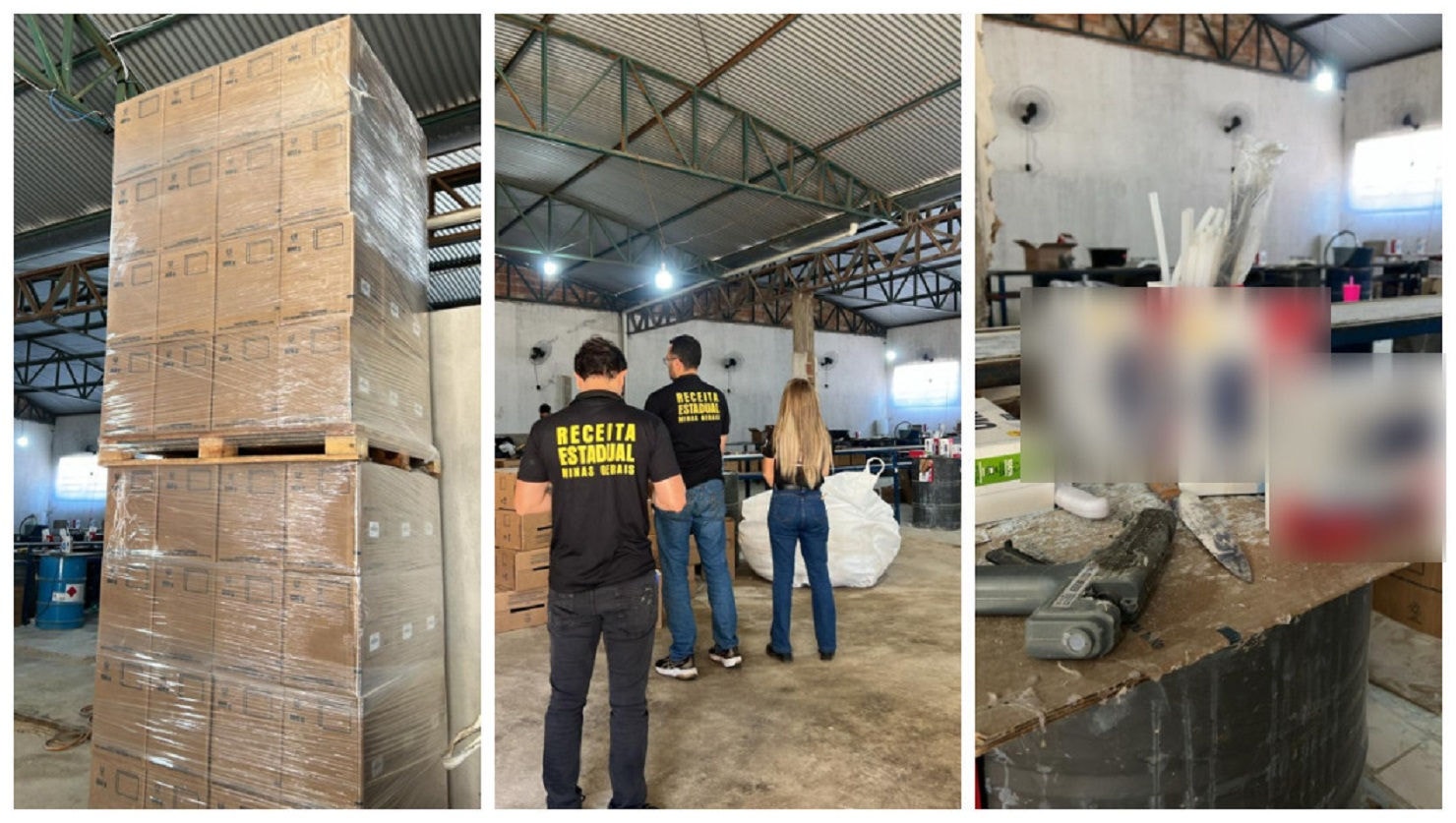 Nesta sexta, 55 toneladas de sabão em pó falso foram apreendidos